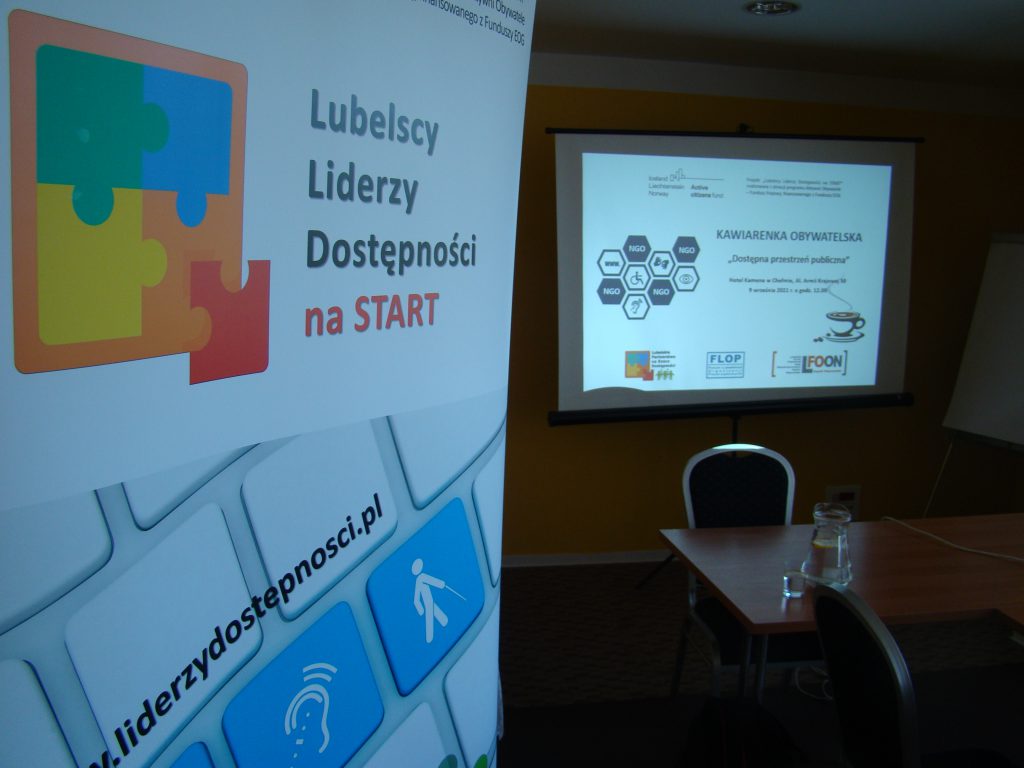 Relacja z kawiarenki obywatelskiej "Dostępna przestrzeń publiczna" w Chełmie.