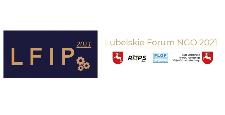 Logo Lubelskiego Forum Inicjatyw Pozarządowych 2021 i Lubelskiego Forum NGO