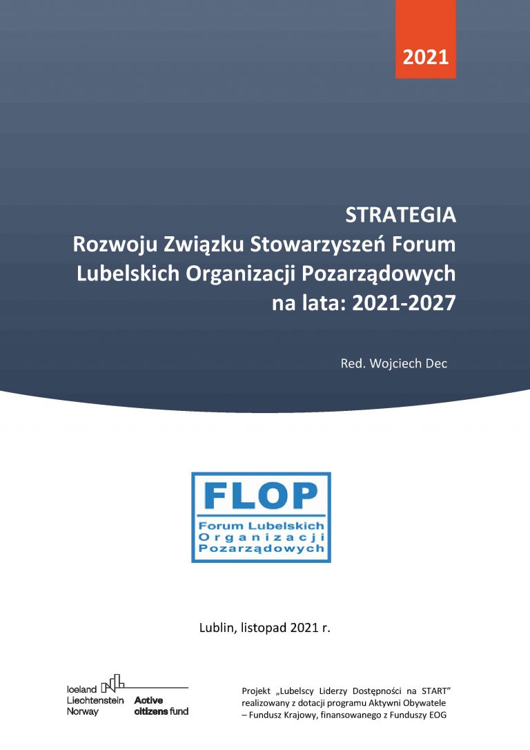 Okładka Strategii Rozwoju ZS FLOP na lata: 2021-2027