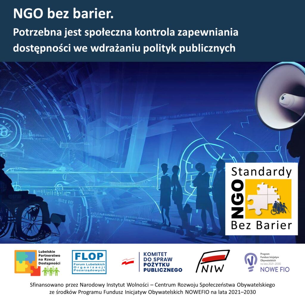 Ilustracja artykułu "NGO bez barier. Potrzebna jest społeczna kontrola zapewniania dostępności we wdrażaniu polityk publicznych"